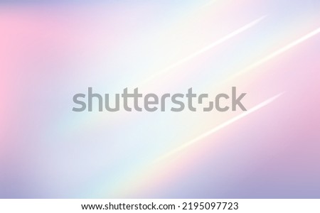 Rainbow highlights on a light background.Glare or reflection from water and glass.Glittering  particles for social media backgrounds, product presentations, photo shots.