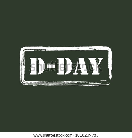 D-Day Logo Vector Template Design