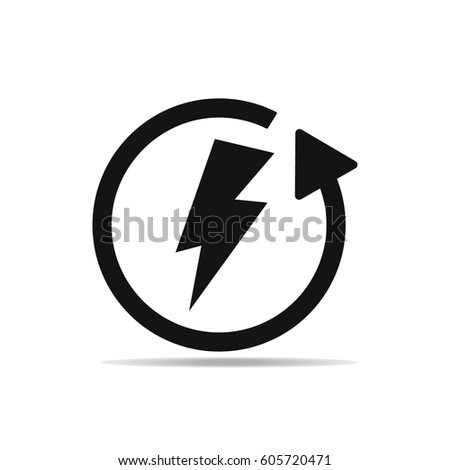 Energy Saver icon, vector illustration