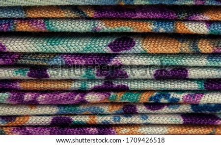 macro or close-up photo of the fabrics as abstract background, wallpaper, banner, textile, tissue, or pattern Stock fotó © 