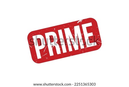 Prime Rubber Stamp Seal Vector