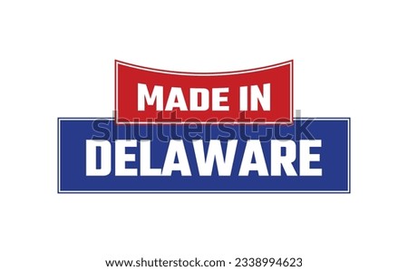 Made In Delaware Seal Vector