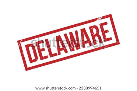 Delaware Rubber Stamp Seal Vector