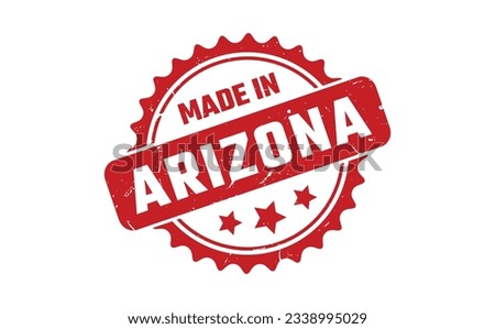 Made In Arizona Rubber Stamp