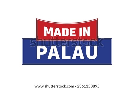 Made In Palau Seal Vector