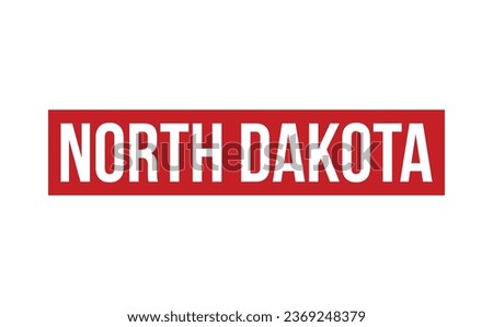 North Dakota Rubber Stamp Seal Vector