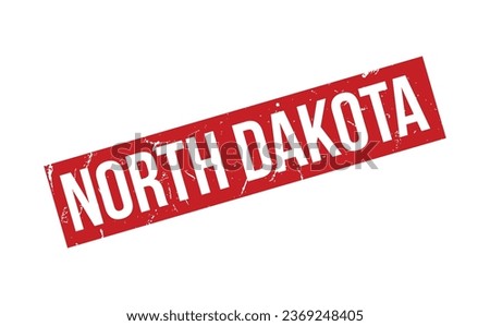 North Dakota Rubber Stamp Seal Vector