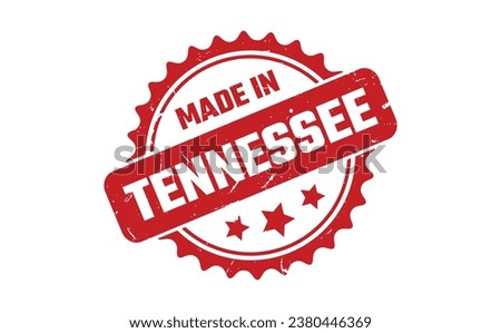 Made In Tennessee Rubber Stamp