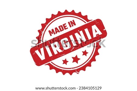 Made In Virginia Rubber Stamp