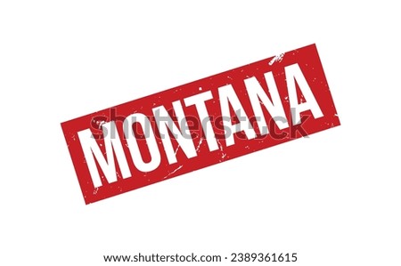 Montana Rubber Stamp Seal Vector