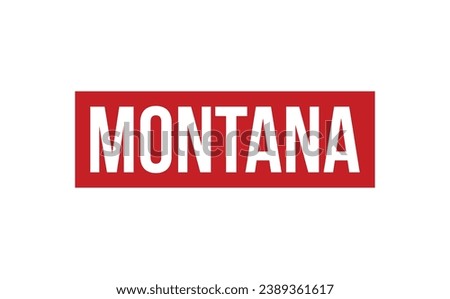 Montana Rubber Stamp Seal Vector