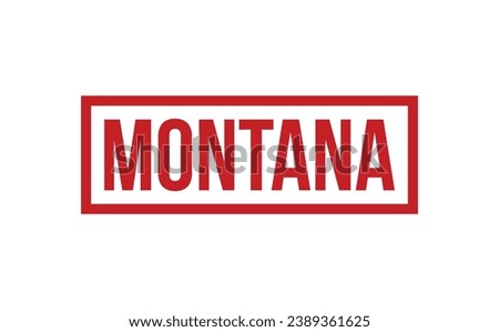 Montana Rubber Stamp Seal Vector