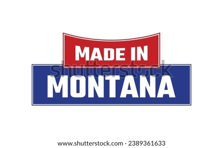 Made In Montana Seal Vector