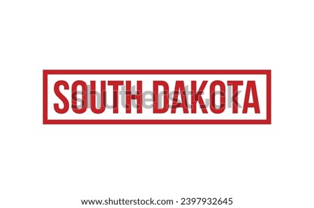 South Dakota Rubber Stamp Seal Vector