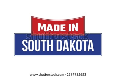 Made In South Dakota Seal Vector