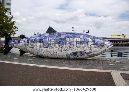 The Big Fish sculpture in Belfast