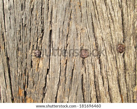 nails in old wood