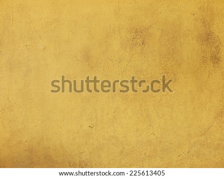 Yellow grunge wall texture background