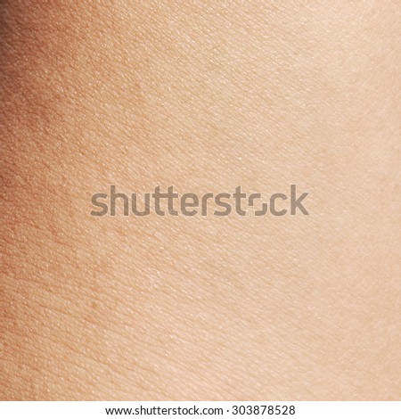 close up view of a human skin