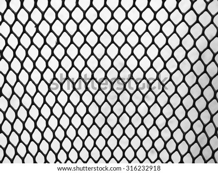 Steel mesh basket background