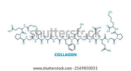 Gold collagen on transparent background. Beauty product. White background.