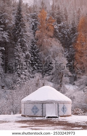 Similar – Image, Stock Photo first snow in the Black Forest