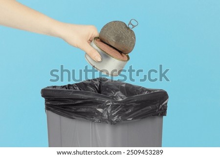 Similar – Image, Stock Photo Garbage cans in front of apartment building