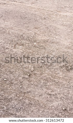 Gray limestone path with moss in nature as background texture