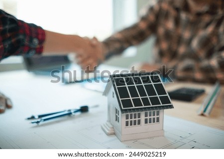 Similar – Image, Stock Photo Use solar energy