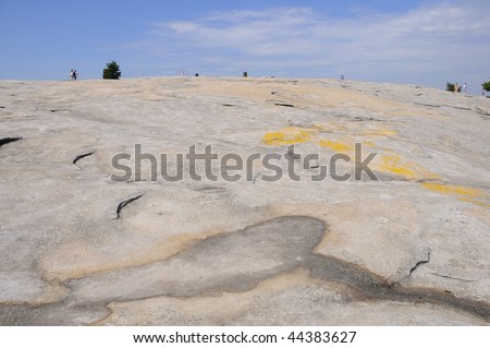 Surreal Landscape at the Top of Stone Mountain
