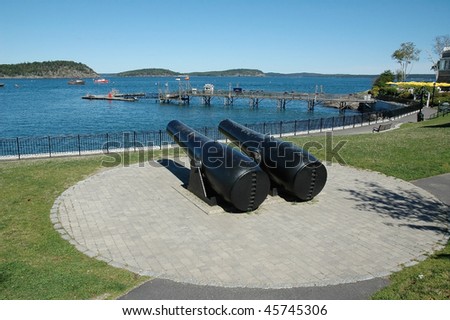 Guarded Entrance to Bar Harbor, Maine