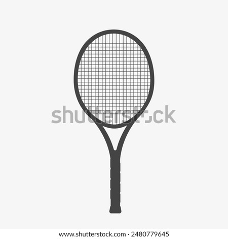 Tennis racket icon. Vector illustratior