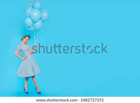 Similar – Image, Stock Photo Love balloon against blue sky
