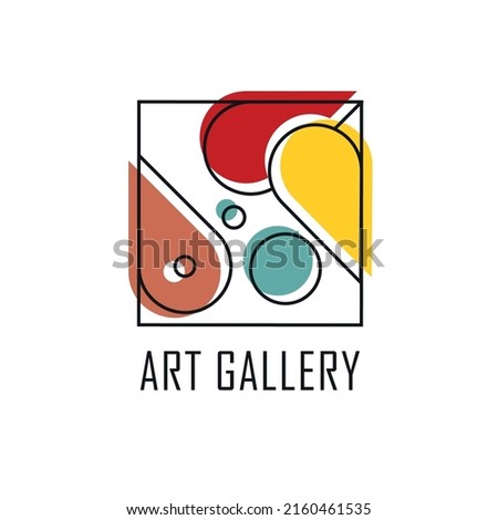 Art Gallery emblem. Logo concept. 