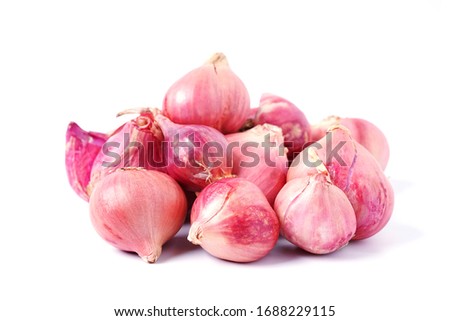 shallot put together as a group small and large and spices cooking shallot fresh from the garden shallot surface background texture nature Foto d'archivio © 