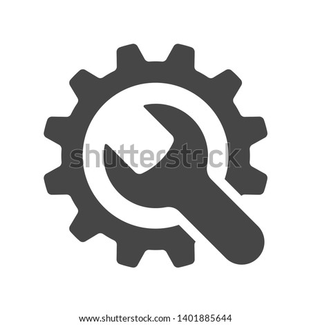 Service tools icon on white background. Vector illustration.