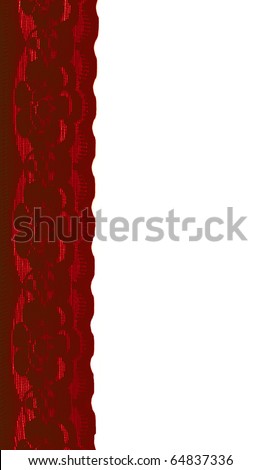 romantic red lace can be used as web element