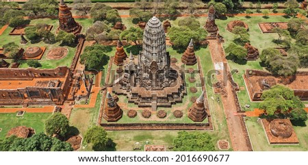 Similar – Image, Stock Photo Ancient ruins in Ayutthaya Historical Park, a famous tourist attraction in old city of Ayutthaya, Phra Nakhon Si Ayutthaya Province, Thailand