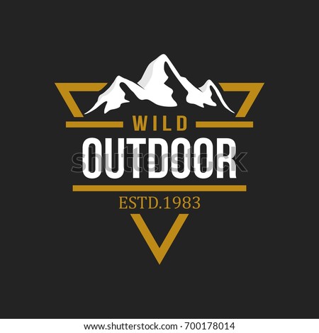 Outdoor logo design template