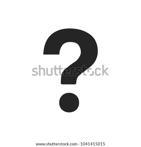 Question mark vector icon, ask symbol. FAQ and help pictogram, flat vector sign isolated on white background. Simple vector illustration for graphic and web design.
