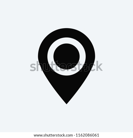 Location icon. Placeholder point symbol