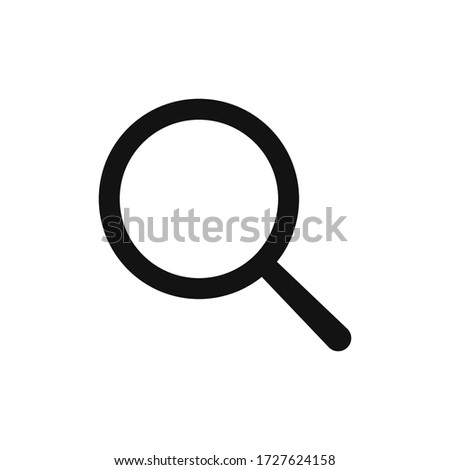 Magnifying glass icon vector. Search sign