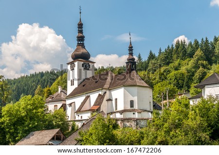 Church Historic Mining Village Spania Dolina - Slovakia