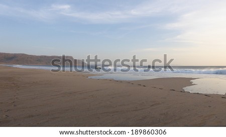 Costa Rica Playa Naranjo beach in Santa Rosa national park