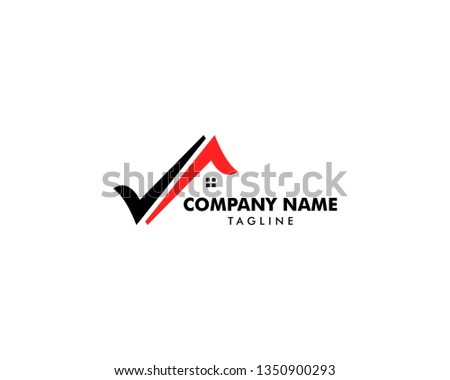 Check Mark Real Estate Logo Template