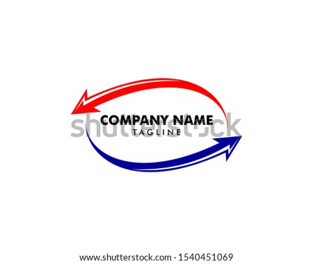 Two Arrows Air Conditioning and Heating Logo Template Design