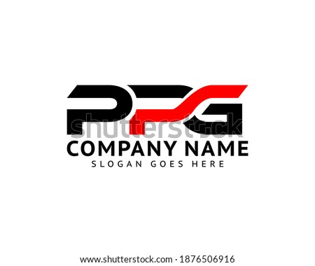 Initial Letter PPG Logo Template Design