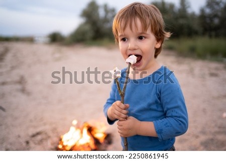 Similar – Foto Bild Feuer am Strand Insel