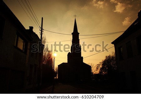 Similar – Image, Stock Photo Church and abuse Catholic