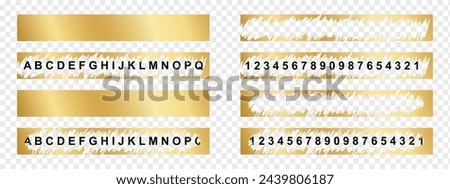 Set of golden scratch card whole and scraped textures isolated on transparent background. Collection of lotto winner, money prize, promo code, gift scratchcards templates. Vector illustration.